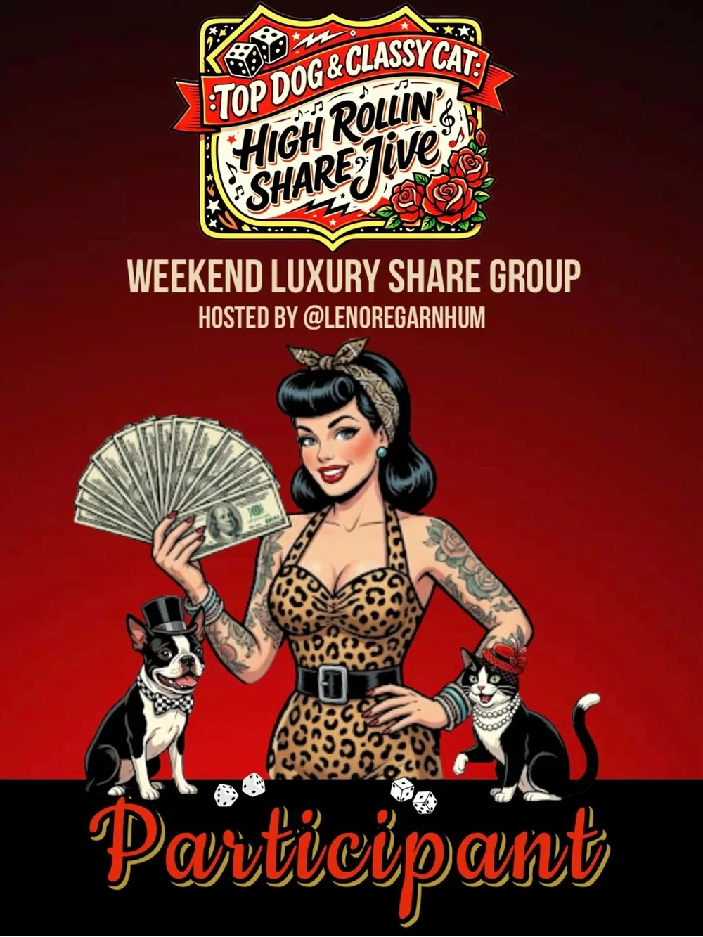 CLOSED Saturday, August 15 & Sunday, August 16  High Rollin’ Share Jive